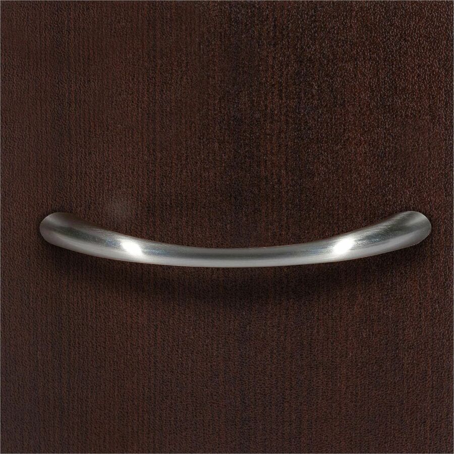 Lorell Essentials Series 2-Door Storage Cabinet - 36" x 22.5"29.5" Cabinet, 0.7" Panel - 2 Door(s) - Material: Laminate - Finish: Espresso