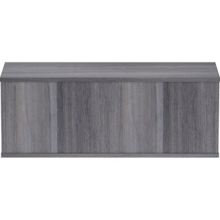 Lorell Panel System Open Storage Cabinet - 18.1" Height x 31.5" Width x 15.8" Depth - Charcoal - Laminate - 1 Each
