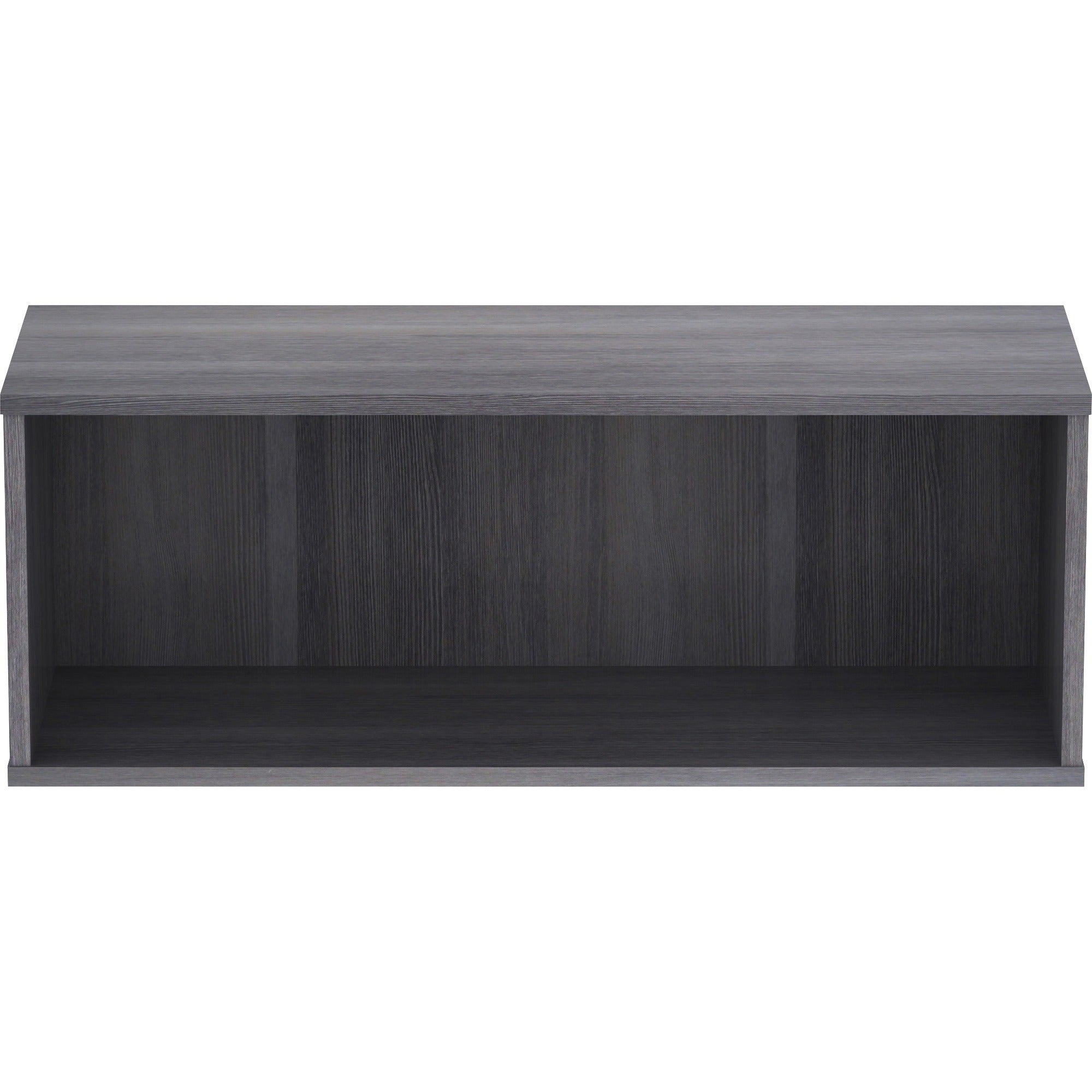lorell-panel-system-open-storage-cabinet-181-height-x-315-width-x-158-depth-charcoal-laminate-1-each_llr90281 - 2