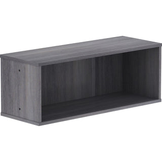 lorell-panel-system-open-storage-cabinet-181-height-x-315-width-x-158-depth-charcoal-laminate-1-each_llr90281 - 1