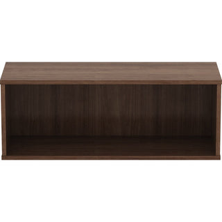 Lorell Panel System Open Storage Cabinet - 18.1" Height x 31.5" Width x 15.8" Depth - Walnut - Laminate - 1 Each