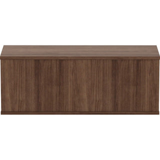Lorell Panel System Open Storage Cabinet - 18.1" Height x 31.5" Width x 15.8" Depth - Walnut - Laminate - 1 Each