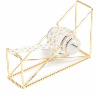 Vena Tape Dispenser, 1" Core, Metal, Gold