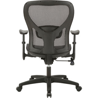 Lorell Mesh Mid-Back Task Chair - Mesh Seat - Mesh Back - Mid Back - 5-star Base - Black - 1 Each