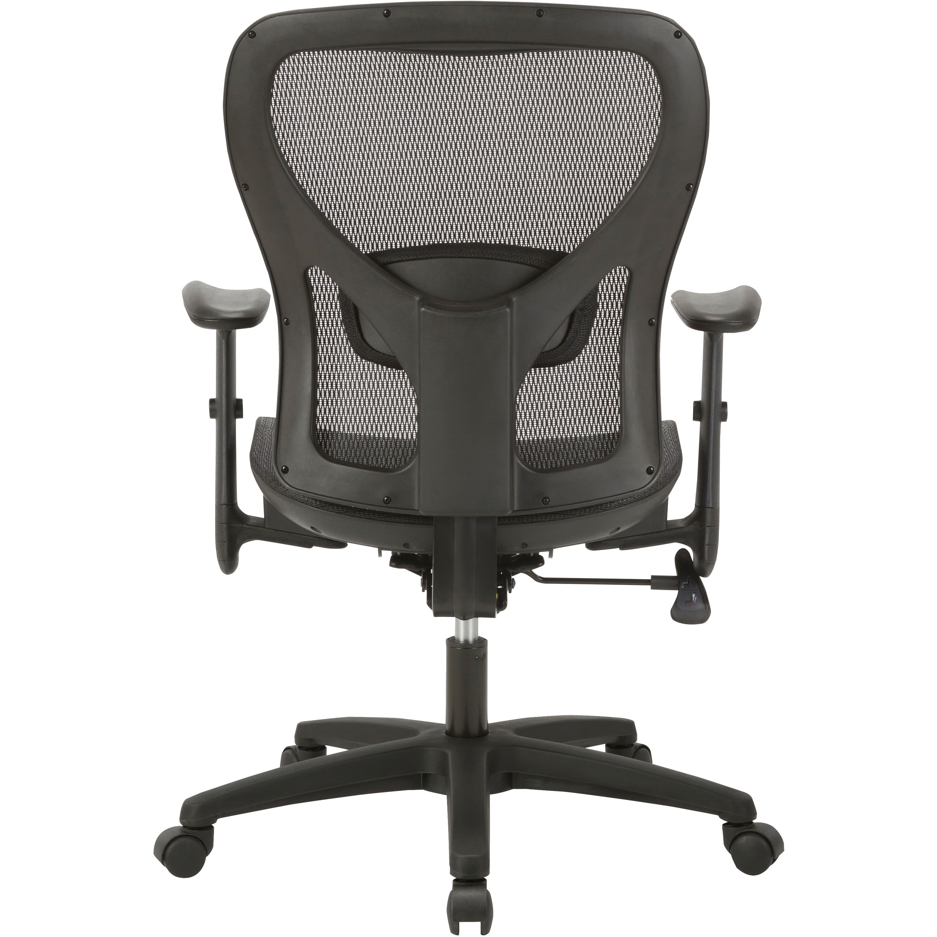 lorell-mesh-mid-back-task-chair-mesh-seat-mesh-back-mid-back-5-star-base-black-1-each_llr83293 - 4