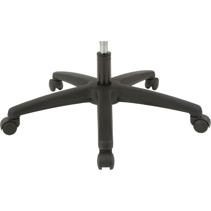 Lorell Mesh Mid-Back Task Chair - Mesh Seat - Mesh Back - Mid Back - 5-star Base - Black - 1 Each