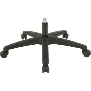 Lorell Mesh Mid-Back Task Chair - Mesh Seat - Mesh Back - Mid Back - 5-star Base - Black - 1 Each