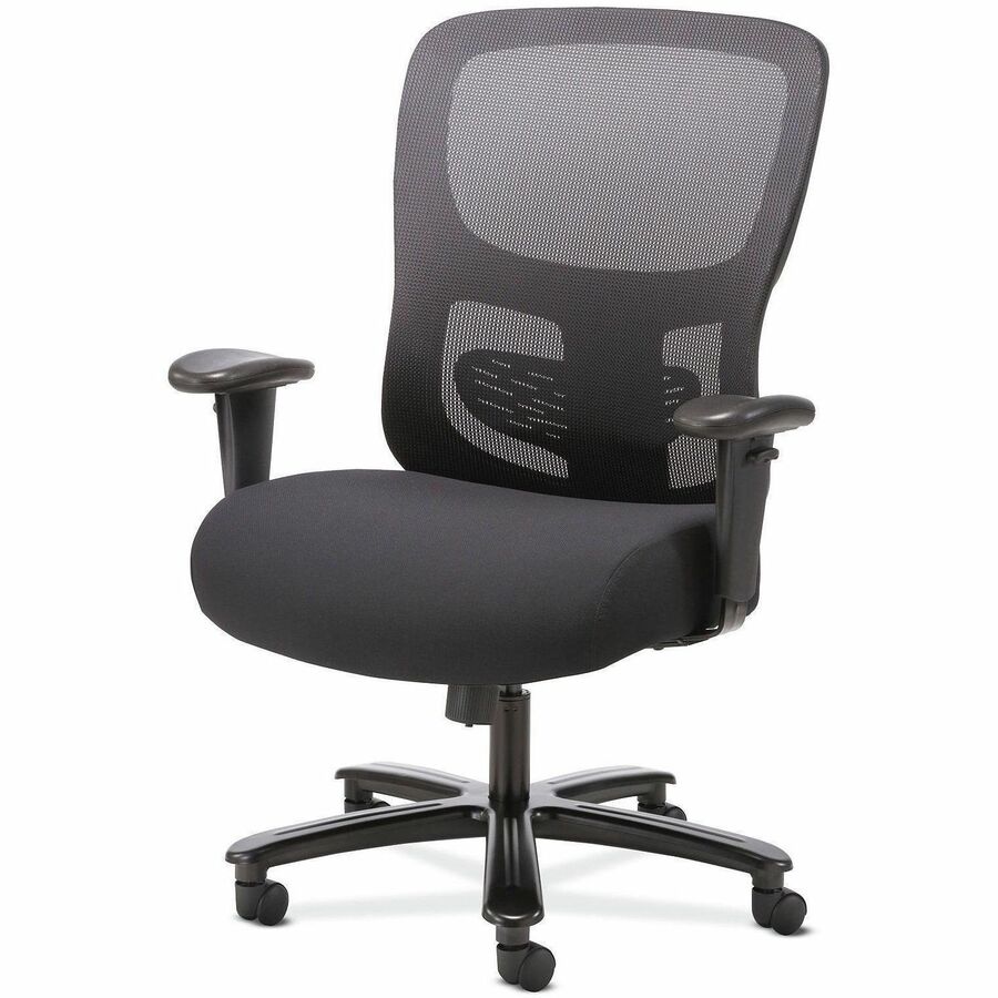 1-Fourty-One Big/Tall Mesh Task Chair, Supports Up to 400 lb, 19.2" to 22.85" Seat Height, Black