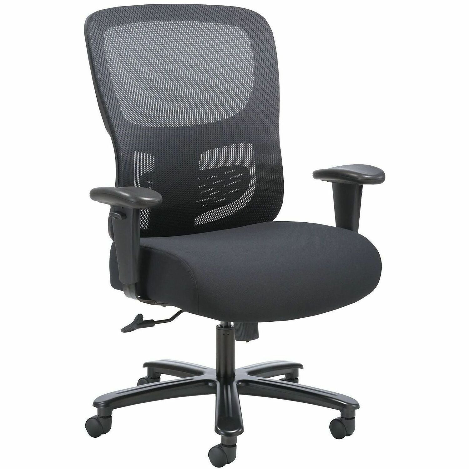 1-Fourty-One Big/Tall Mesh Task Chair, Supports Up to 400 lb, 19.2" to 22.85" Seat Height, Black