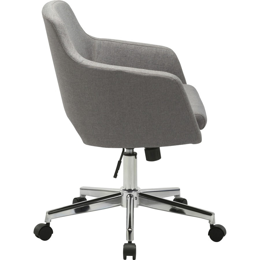 Lorell Resimercial Low-back Task Chair - 24.6" x 24.6" x 34.9
