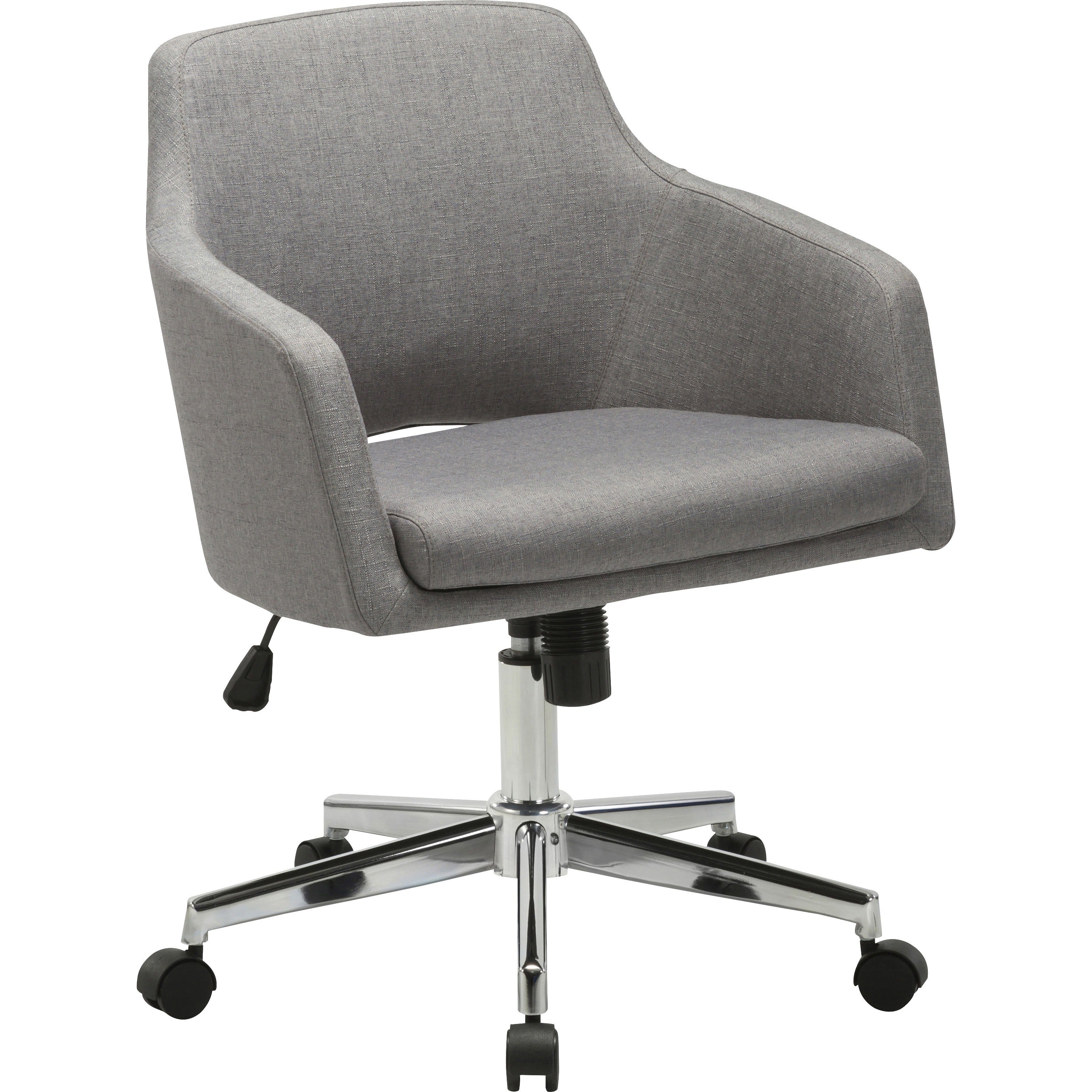 Lorell Resimercial Low-back Task Chair - 24.6" x 24.6" x 34.9