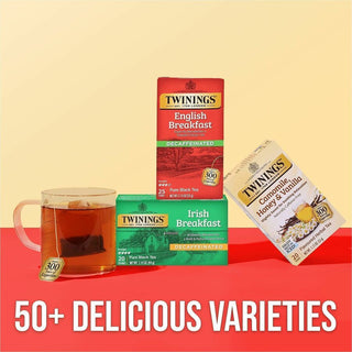 Tea Bags, English Breakfast Decaf, 1.76 oz, 25/Box
