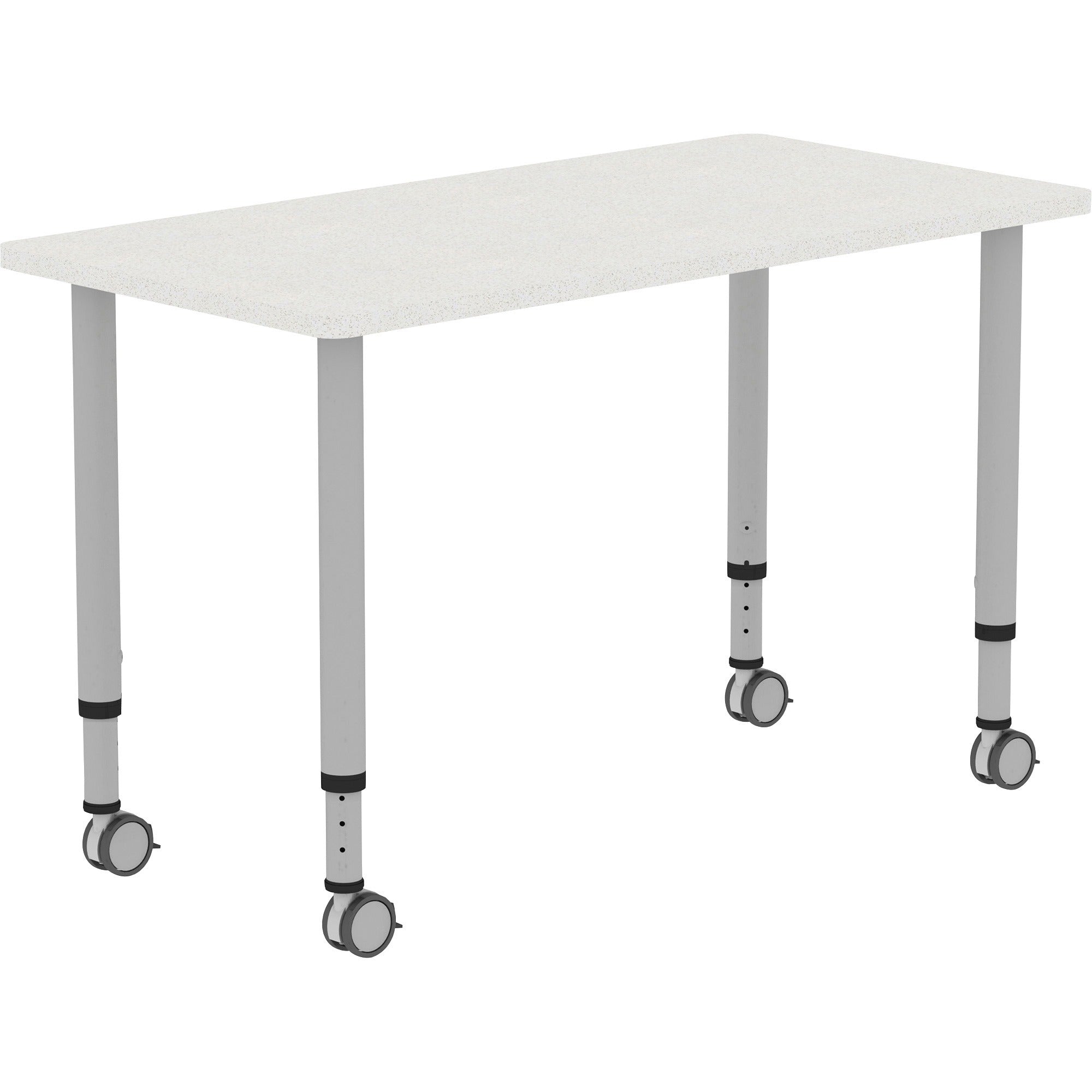 lorell-attune-height-adjustable-multipurpose-rectangular-table-for-table-toprectangle-top-adjustable-height-2662-to-3362-adjustment-x-48-table-top-width-x-2362-table-top-depth-3362-height-assembly-required-laminated-gray-lam_llr69581 - 1