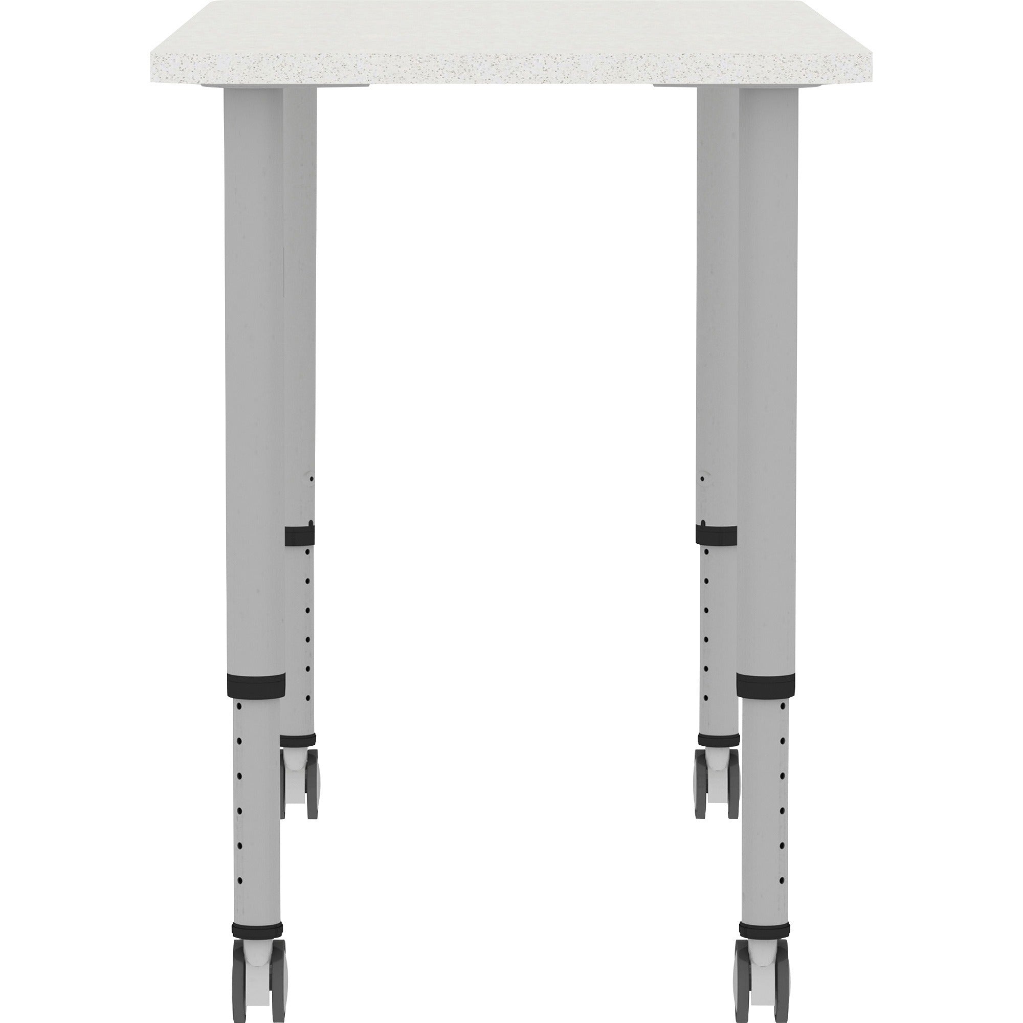 lorell-attune-height-adjustable-multipurpose-rectangular-table-for-table-toprectangle-top-adjustable-height-2662-to-3362-adjustment-x-48-table-top-width-x-2362-table-top-depth-3362-height-assembly-required-laminated-gray-lam_llr69581 - 4