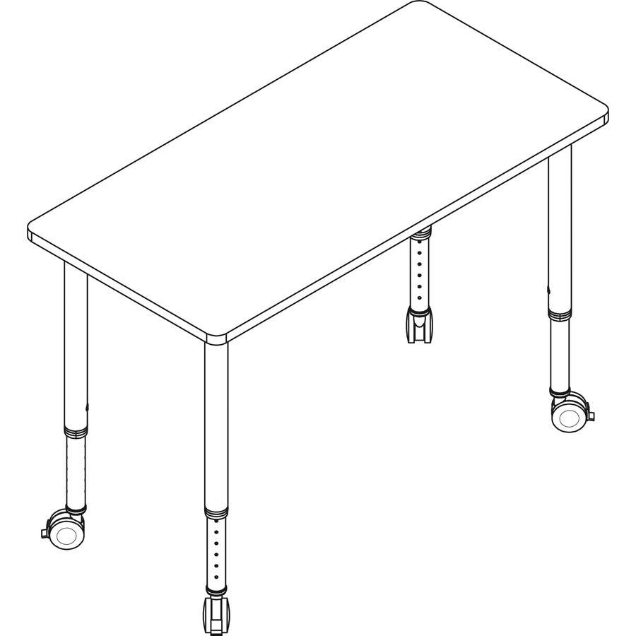 lorell-attune-height-adjustable-multipurpose-rectangular-table-for-table-toprectangle-top-adjustable-height-2662-to-3362-adjustment-x-48-table-top-width-x-2362-table-top-depth-3362-height-assembly-required-laminated-gray-lam_llr69581 - 7