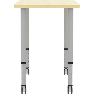 lorell-attune-height-adjustable-multipurpose-rectangular-table-for-table-toprectangle-top-adjustable-height-2662-to-3362-adjustment-x-48-table-top-width-x-2362-table-top-depth-3362-height-assembly-required-laminated-maple-la_llr69582 - 4