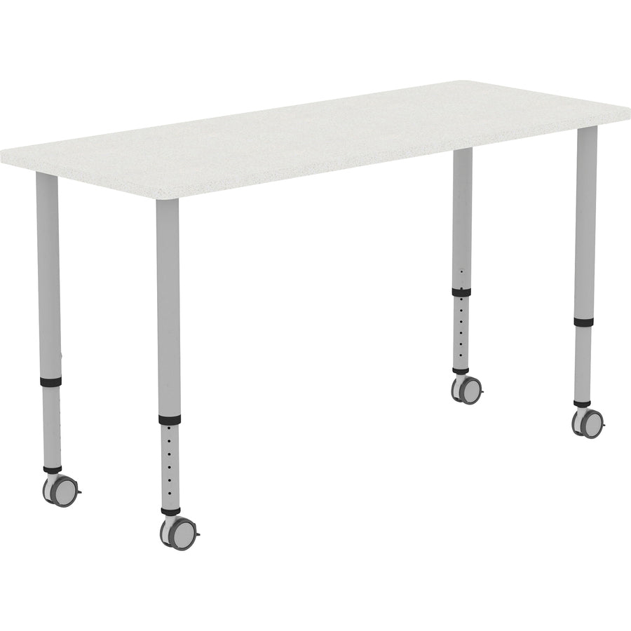 lorell-attune-height-adjustable-multipurpose-rectangular-table-for-table-toprectangle-top-adjustable-height-2662-to-3362-adjustment-x-60-table-top-width-x-2362-table-top-depth-3362-height-assembly-required-laminated-gray-lam_llr69579 - 6