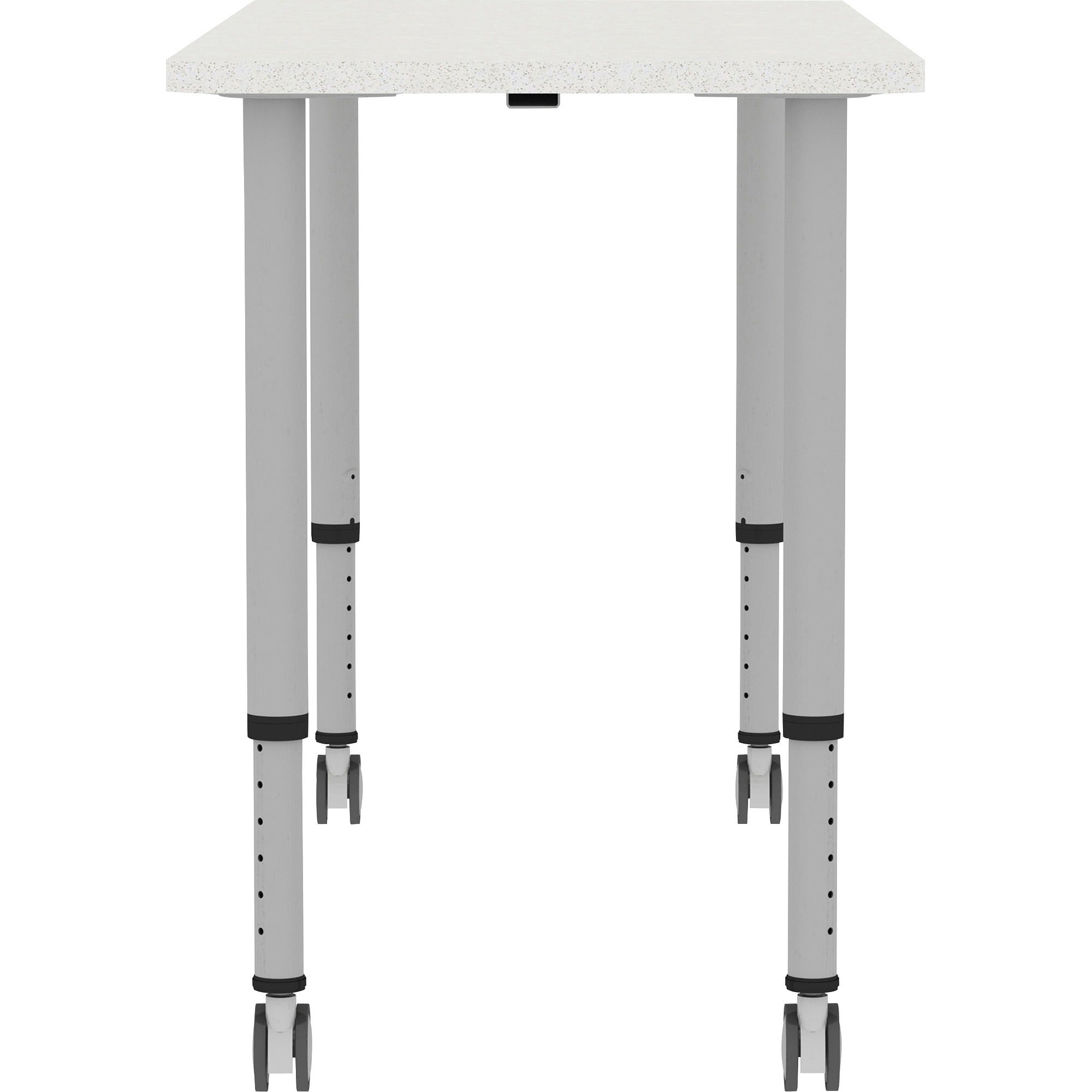 lorell-attune-height-adjustable-multipurpose-rectangular-table-for-table-toprectangle-top-adjustable-height-2662-to-3362-adjustment-x-60-table-top-width-x-2362-table-top-depth-3362-height-assembly-required-laminated-gray-lam_llr69579 - 4