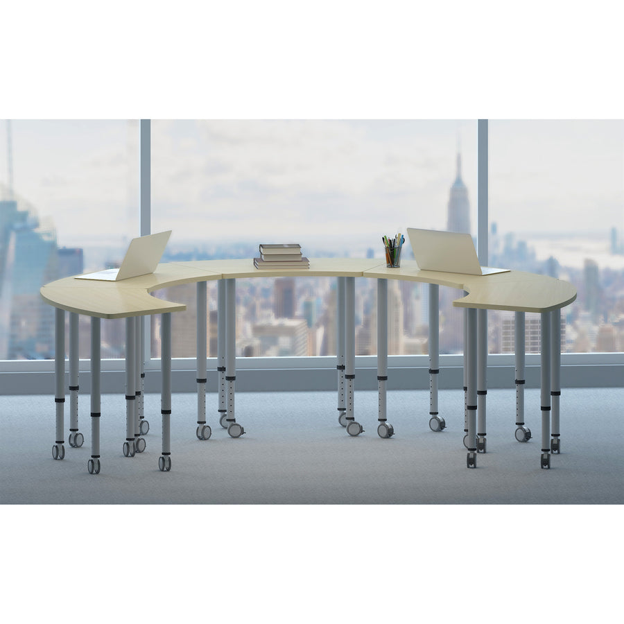 lorell-attune-height-adjustable-multipurpose-rectangular-table-for-table-toprectangle-top-adjustable-height-2662-to-3362-adjustment-x-60-table-top-width-x-2362-table-top-depth-3362-height-assembly-required-laminated-maple-la_llr69580 - 8