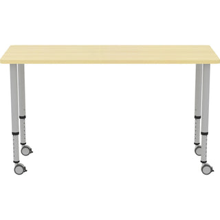 lorell-attune-height-adjustable-multipurpose-rectangular-table-for-table-toprectangle-top-adjustable-height-2662-to-3362-adjustment-x-60-table-top-width-x-2362-table-top-depth-3362-height-assembly-required-laminated-maple-la_llr69580 - 3