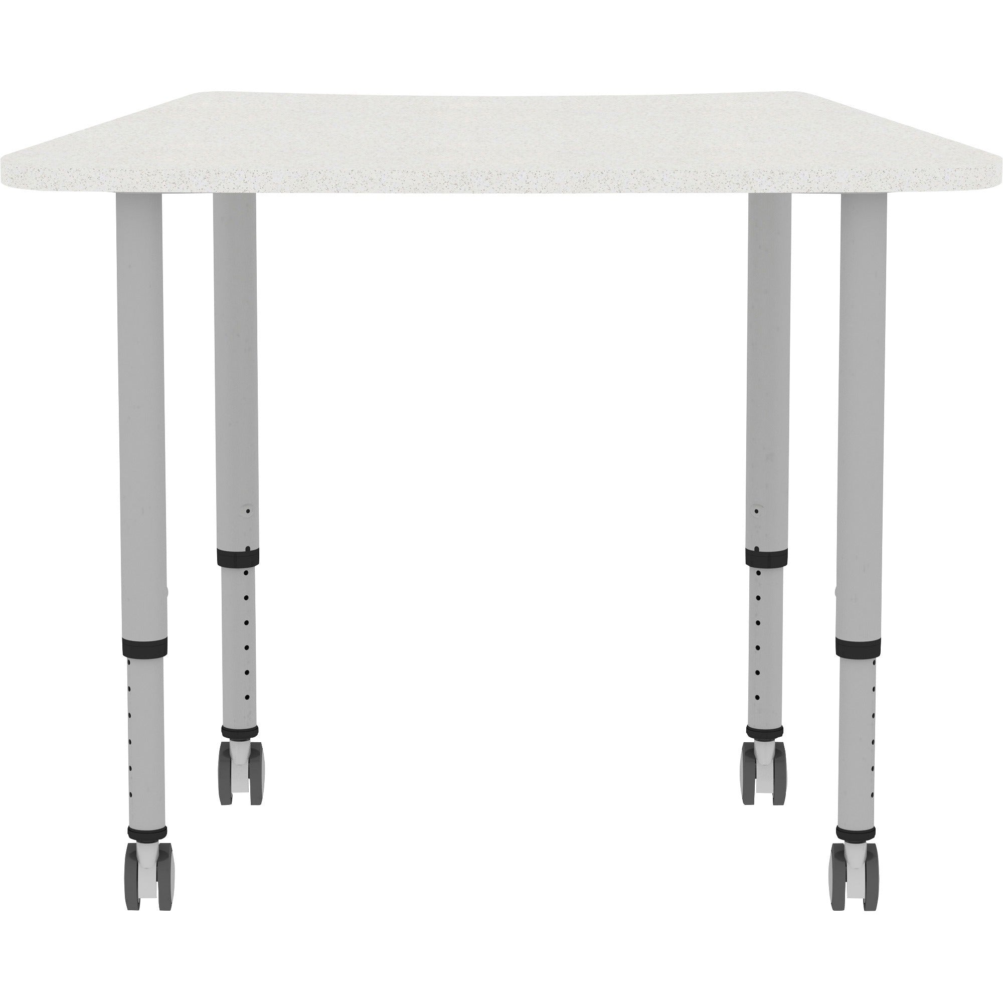 lorell-attune-height-adjustable-multipurpose-curved-table-for-table-toptrapezoid-top-adjustable-height-2662-to-3362-adjustment-x-60-table-top-width-x-2362-table-top-depth-3362-height-assembly-required-laminated-gray-laminate_llr69583 - 5
