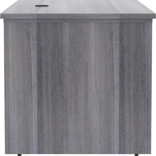 Lorell Essentials Series Sit-to-Stand Desk Shell - 0.1" Top, 1" Edge, 60" x 29"49" - Finish: Weathered Charcoal