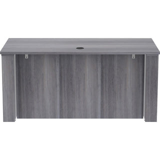 Lorell Essentials Series Sit-to-Stand Desk Shell - 0.1" Top, 1" Edge, 60" x 29"49" - Finish: Weathered Charcoal
