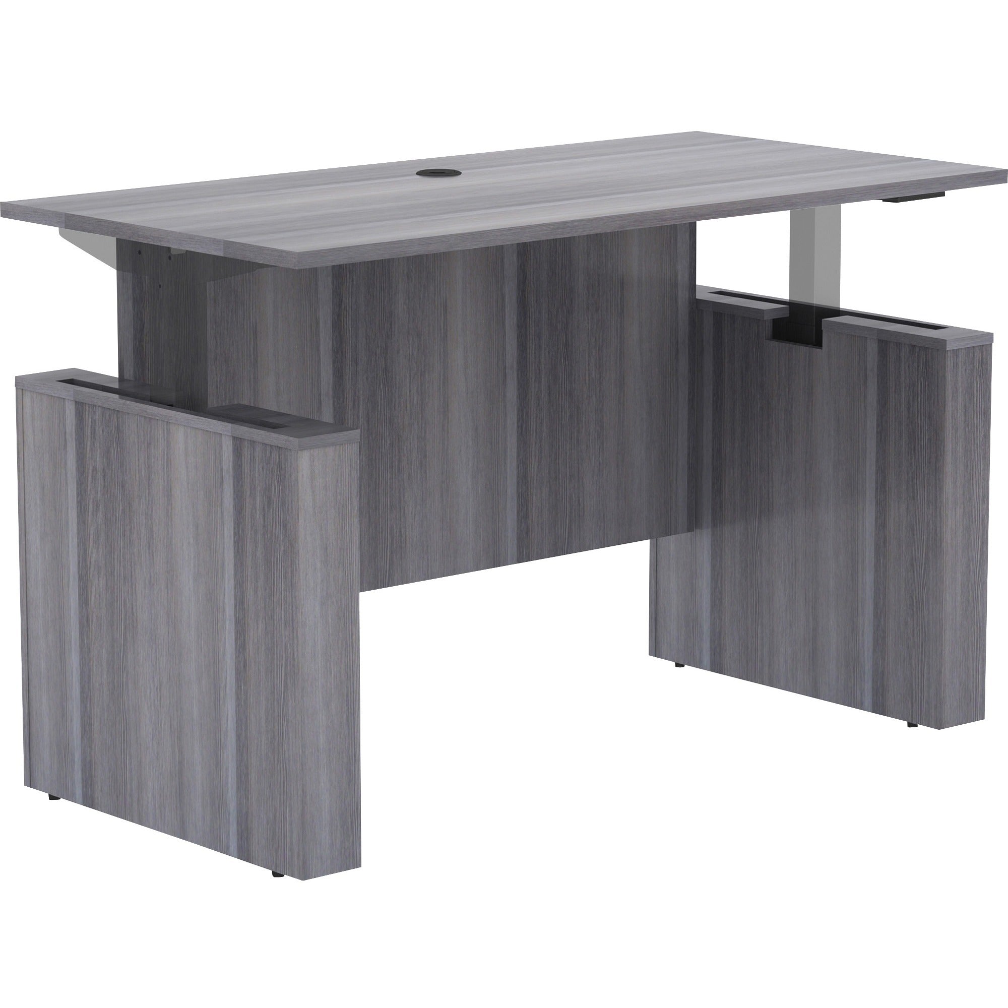 lorell-essentials-series-sit-to-stand-desk-shell-01-top-1-edge-60-x-2949-finish-weathered-charcoal_llr69572 - 1