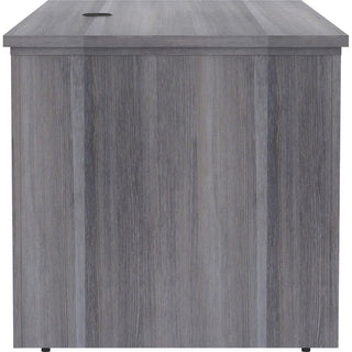 Lorell Essentials Series Sit-to-Stand Desk Shell - 0.1" Top, 1" Edge, 72" x 29"49" - Finish: Weathered Charcoal - Laminate Table Top