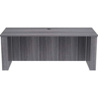 Lorell Essentials Series Sit-to-Stand Desk Shell - 0.1" Top, 1" Edge, 72" x 29"49" - Finish: Weathered Charcoal - Laminate Table Top