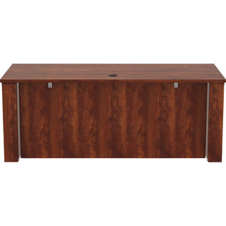 Lorell Essentials Series Sit-to-Stand Desk Shell - 0.1" Top, 1" Edge, 72" x 29"49" - Finish: Cherry - Laminate Table Top