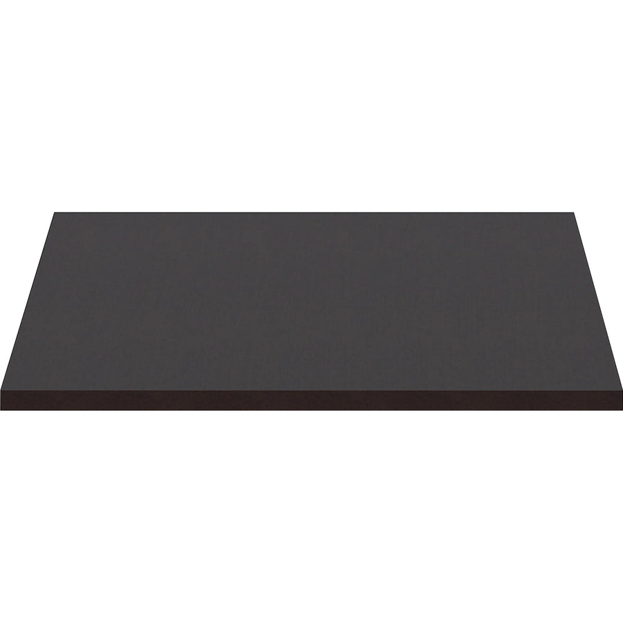 Lorell Relevance Electric Workstation Tabletop - 60" x 30" x 1" - Straight Edge - Finish: Espresso