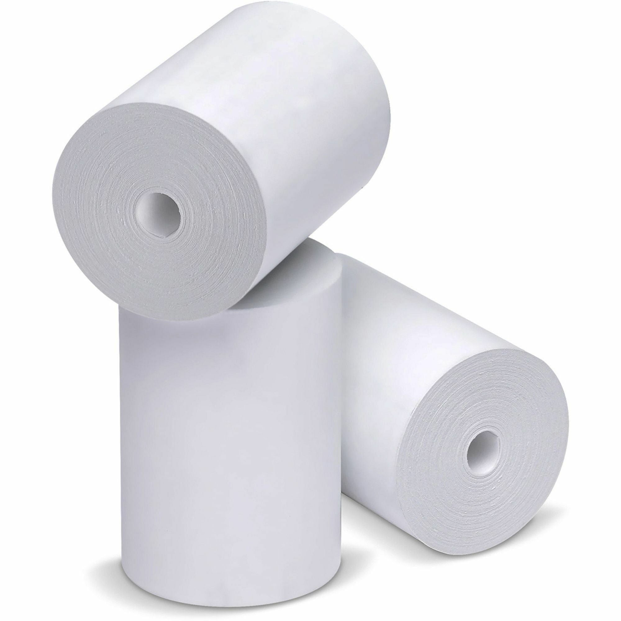Direct Thermal Printing Thermal Paper Rolls, 2.25" x 75 ft, White, 50/Carton