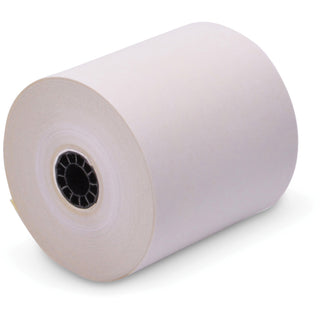 Impact Printing Carbonless Paper Rolls, 3" x 70 ft, White/Canary/Pink, 50/Carton