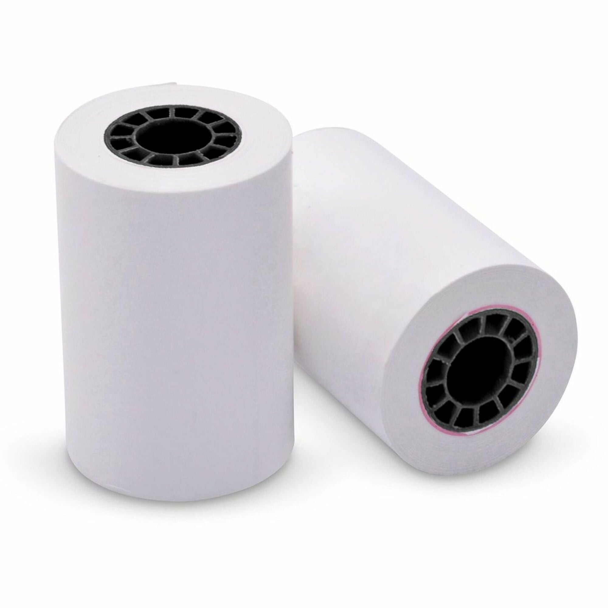 Direct Thermal Printing Paper Rolls, 0.5" Core, 2.25" x 55 ft, White, 50/Carton