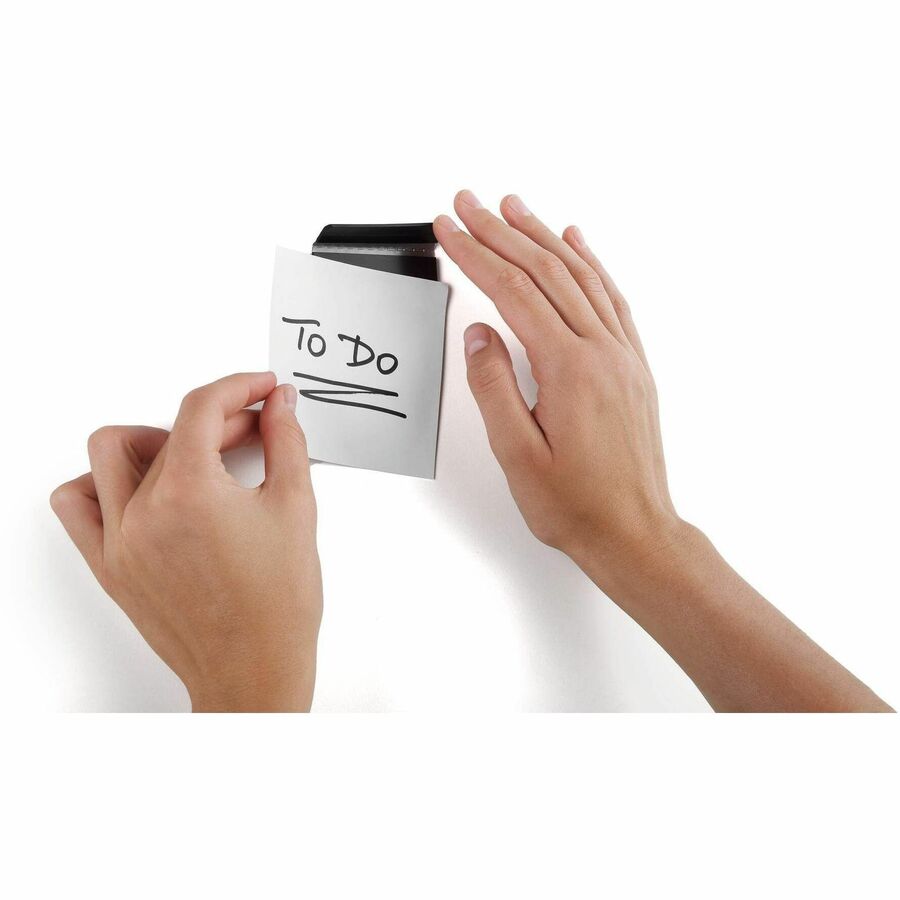 DURABLE DURAFIX Clip - 2.4" Width - for Notes, Door, Reminder, Glass, Refrigerator, Cabinet, Appointment, Reminder - Residue-free, Easy to Use - 5Pack - Black