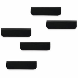 DURABLE DURAFIX Clip - 2.4" Width - for Notes, Door, Reminder, Glass, Refrigerator, Cabinet, Appointment, Reminder - Residue-free, Easy to Use - 5Pack - Black