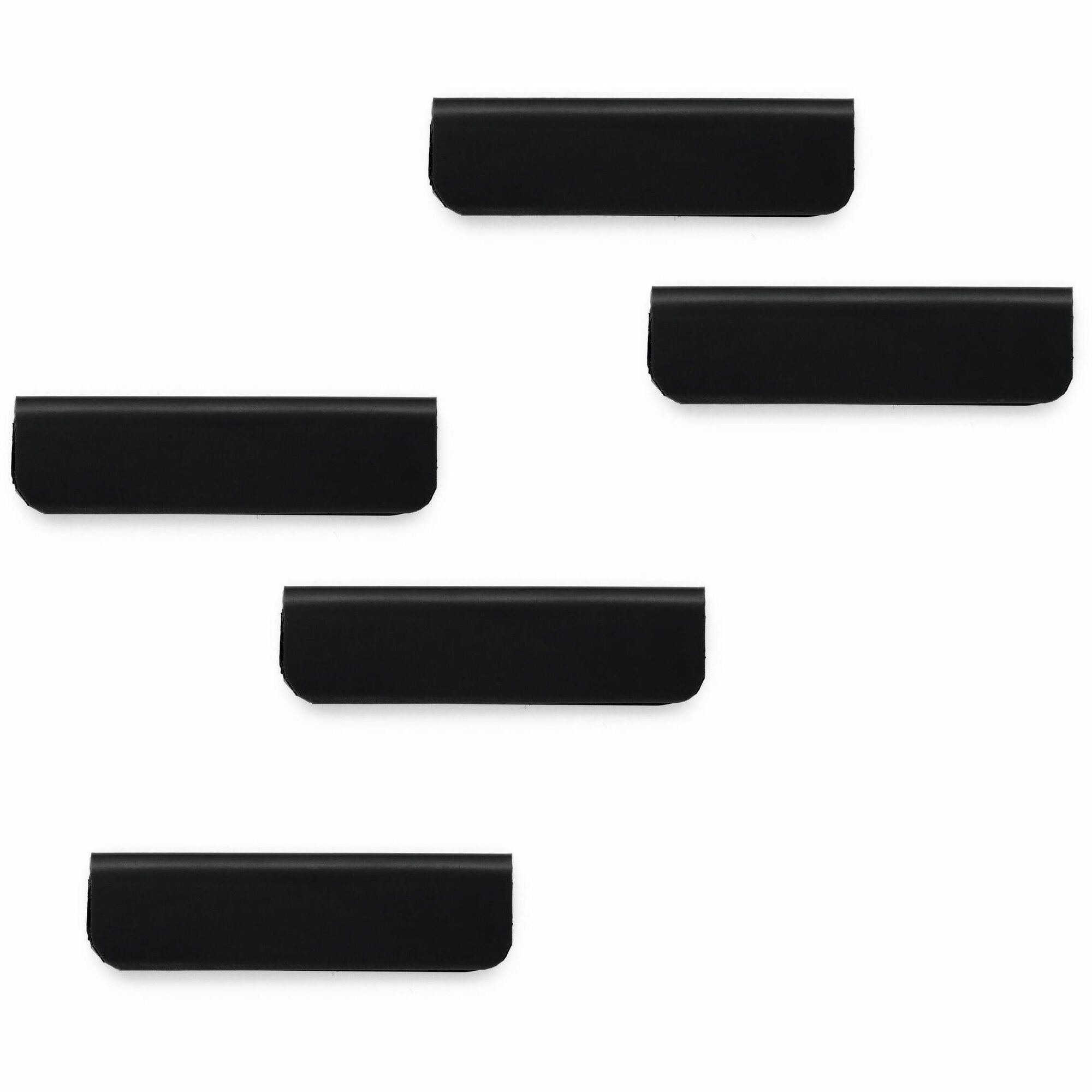 DURABLE DURAFIX Clip - 2.4" Width - for Notes, Door, Reminder, Glass, Refrigerator, Cabinet, Appointment, Reminder - Residue-free, Easy to Use - 5Pack - Black