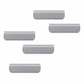 DURABLE DURAFIX Clip - 2.4" Width - for Notes, Door, Reminder, Glass, Refrigerator, Cabinet, Appointment, Reminder - Residue-free, Easy to Use - 5Pack - Silver