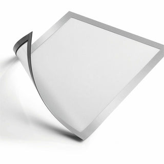 DURABLE DURAFRAME Magnetic Frame - 2 Pack - 5.50" Holding Width x 8.50" Holding Height - Magnetic, Anti-glare, Four Sided, Sturdy - Plastic - Silver