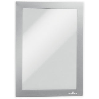 durable-duraframe-magnetic-frame-2-pack-550-holding-width-x-850-holding-height-magnetic-anti-glare-four-sided-sturdy-plastic-silver_dbl472123 - 1