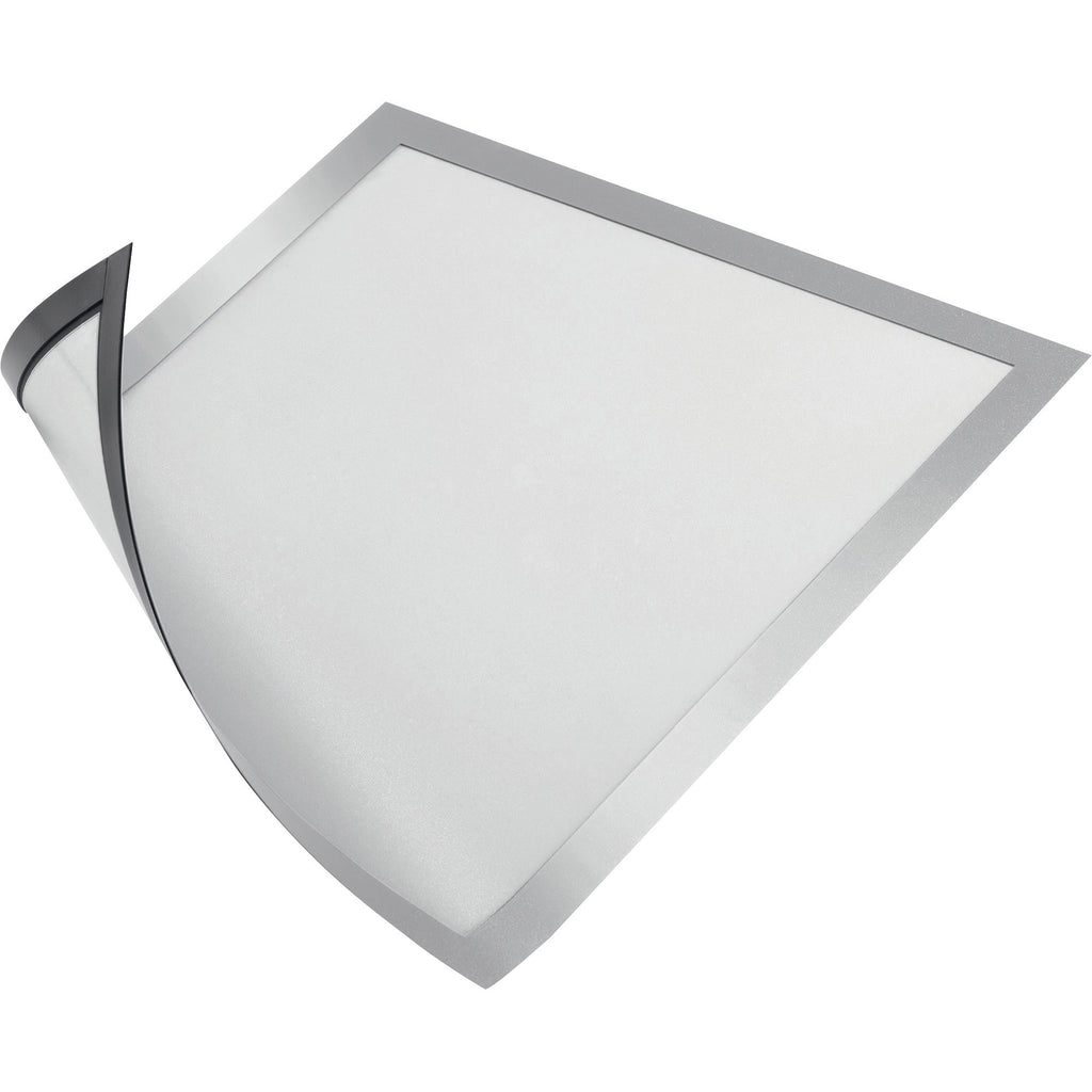 durable-duraframe-magnetic-frame-2-pack-550-holding-width-x-850-holding-height-magnetic-anti-glare-four-sided-sturdy-plastic-silver_dbl472123 - 4