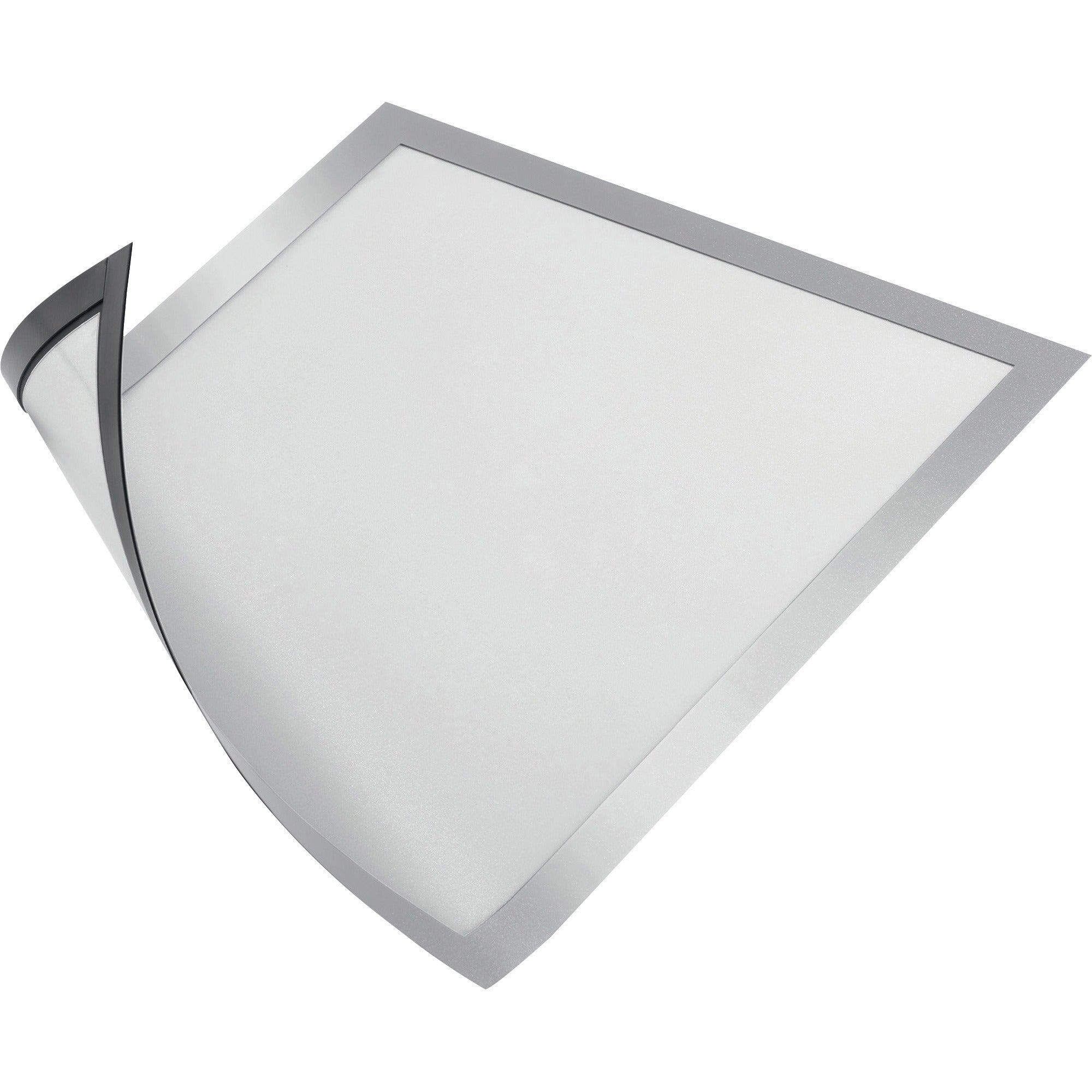 durable-duraframe-magnetic-frame-2-pack-550-holding-width-x-850-holding-height-magnetic-anti-glare-four-sided-sturdy-plastic-silver_dbl472123 - 4
