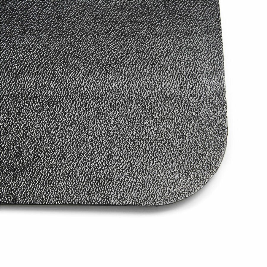 Advantagemat Black Vinyl Lipped Chair Mat for Hard Floor - 36" x 48" - 48" Length x 36" Width x 0.080" Depth x 0.080" Thickness - Lip Size 20" Length x 10" Width - Lipped - Classic - Vinyl, Polyvinyl Chloride (PVC) - Black - 1Each - TAA Complian