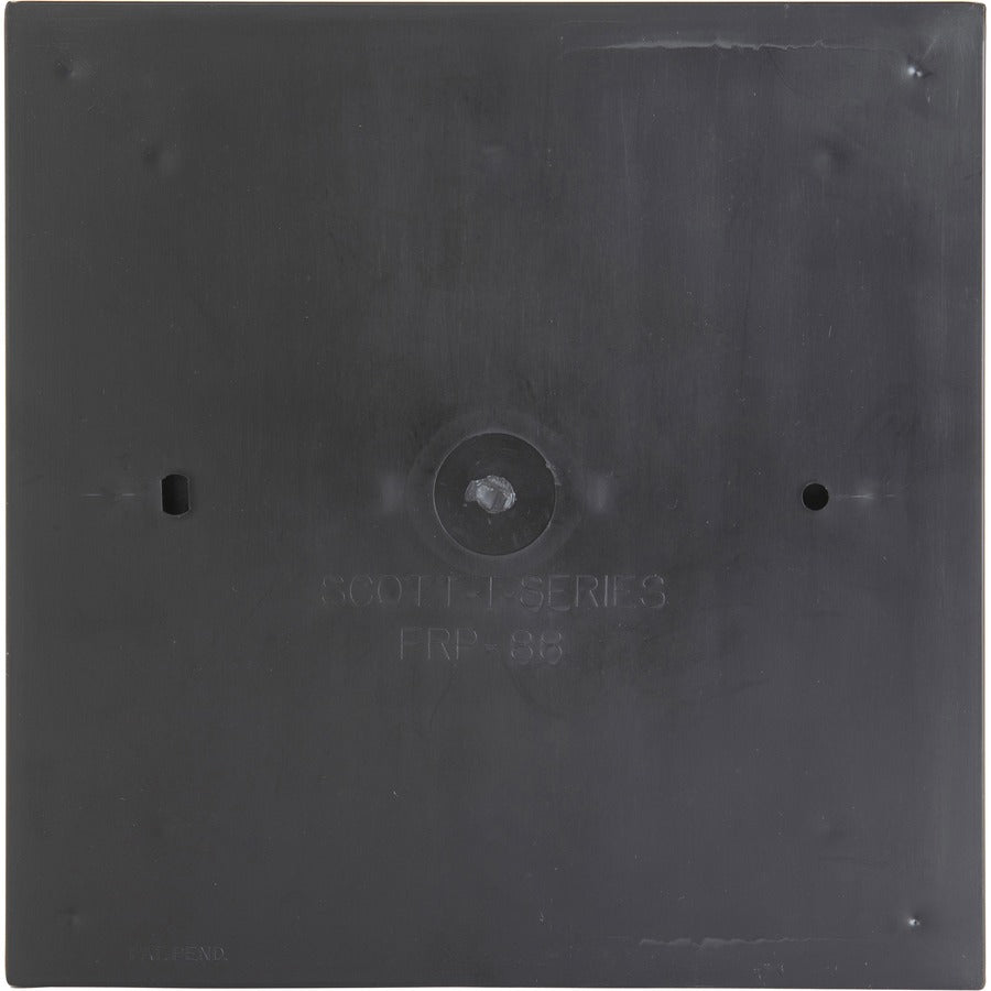 Lorell Men's Restroom Sign - 1 Each - Men Print/Message - 8" Width x 8" Height - Square Shape - Easy Readability, Injection-molded - Plastic - Black, Black