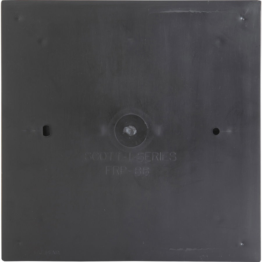 Lorell Men's Handicap Restroom Sign - 1 Each - Men Print/Message - 8" Width x 8" Height - Square Shape - Easy Readability, Injection-molded - Plastic - Black, Black