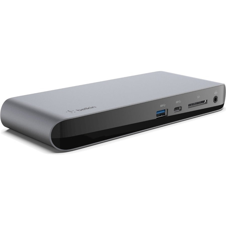 Belkin Thunderbolt 3 Dock Pro USB C Laptop Docking station MacOS & Windows, Dual 4K @60Hz - for Notebook - 170 W - Thunderbolt 3 - 6 x USB Ports - 4 x USB 3.0 - Network (RJ-45) - DisplayPort - Audio Line Out - Thunderbolt - Wired