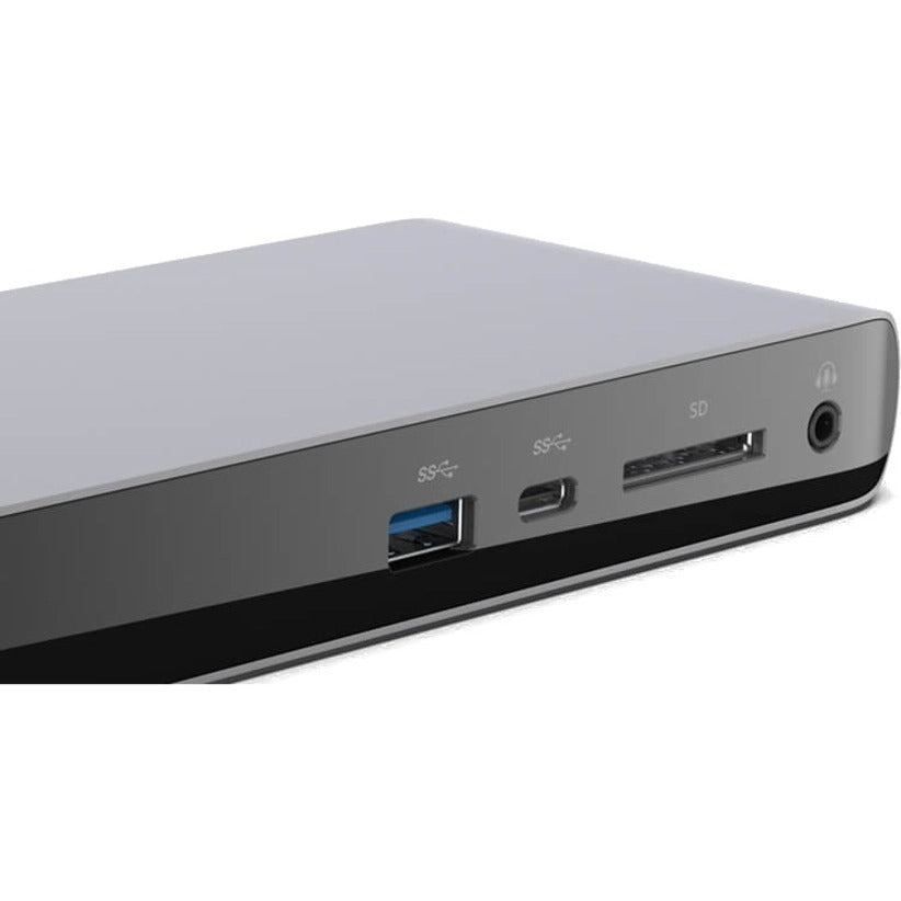 Belkin Thunderbolt 3 Dock Pro USB C Laptop Docking station MacOS & Windows, Dual 4K @60Hz - for Notebook - 170 W - Thunderbolt 3 - 6 x USB Ports - 4 x USB 3.0 - Network (RJ-45) - DisplayPort - Audio Line Out - Thunderbolt - Wired