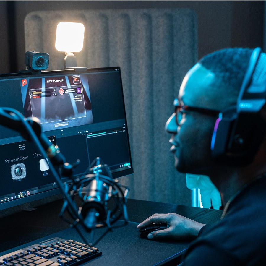 Logitech Webcam - 2.1 Megapixel - 60 fps - Graphite - USB - Retail - 1920 x 1080 Video - Auto-focus - 78deg Angle - Microphone - Monitor