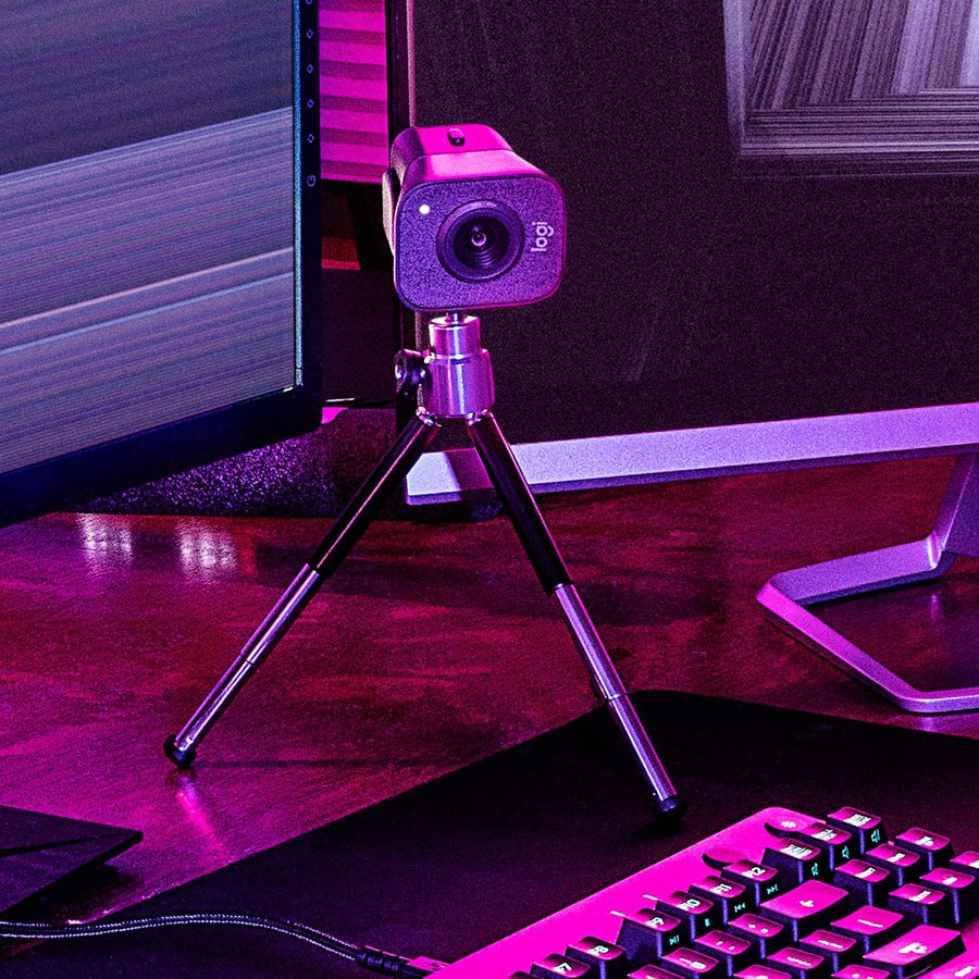 Logitech Webcam - 2.1 Megapixel - 60 fps - Graphite - USB - Retail - 1920 x 1080 Video - Auto-focus - 78deg Angle - Microphone - Monitor
